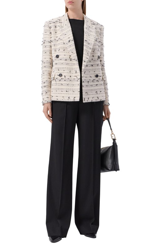 Твидовый жакет BOSS 50553674 Чёрно-белый  50553674 Фото 2