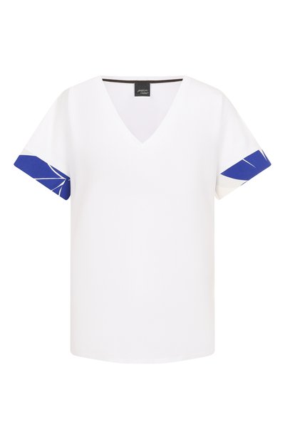 Женская хлопковая футболка PERSONA BY MARINA RINALDI, арт. C0IMBRA