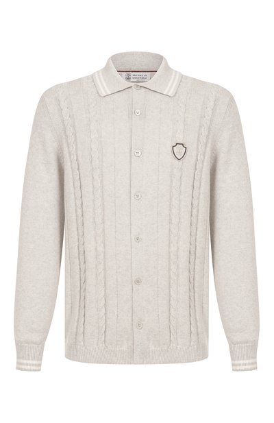 Мужской хлопковый кардиган BRUNELLO CUCINELLI, арт. M28707925T