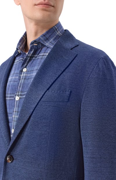 Пиджак изо льна и хлопка ANDREA CAMPAGNA, арт. BIELLA/MULTILIN0 17717, фото 5