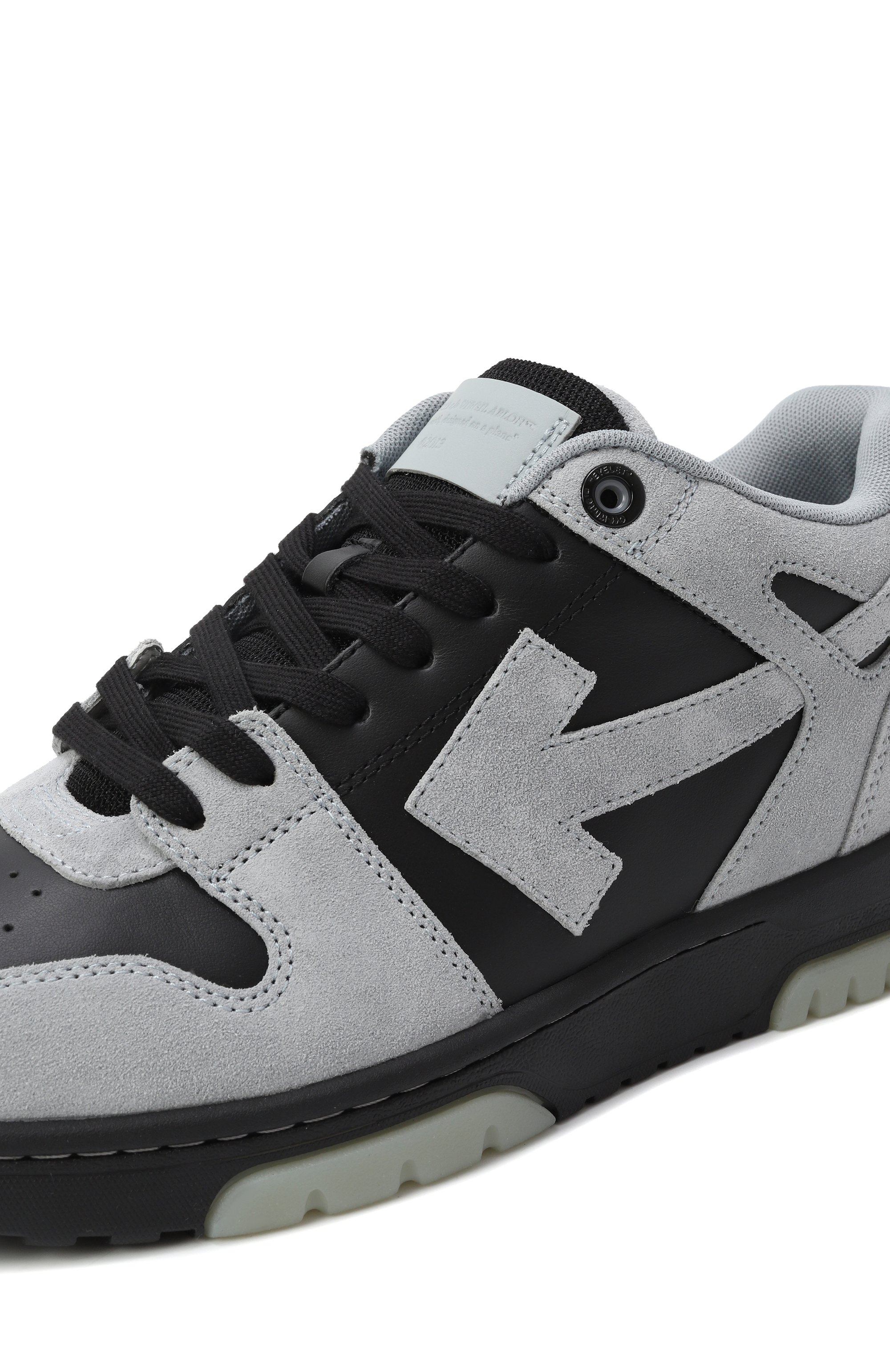 Замшевые кеды out of office OFF-WHITE, арт. 0MIA189S25LEA0070510, фото 7