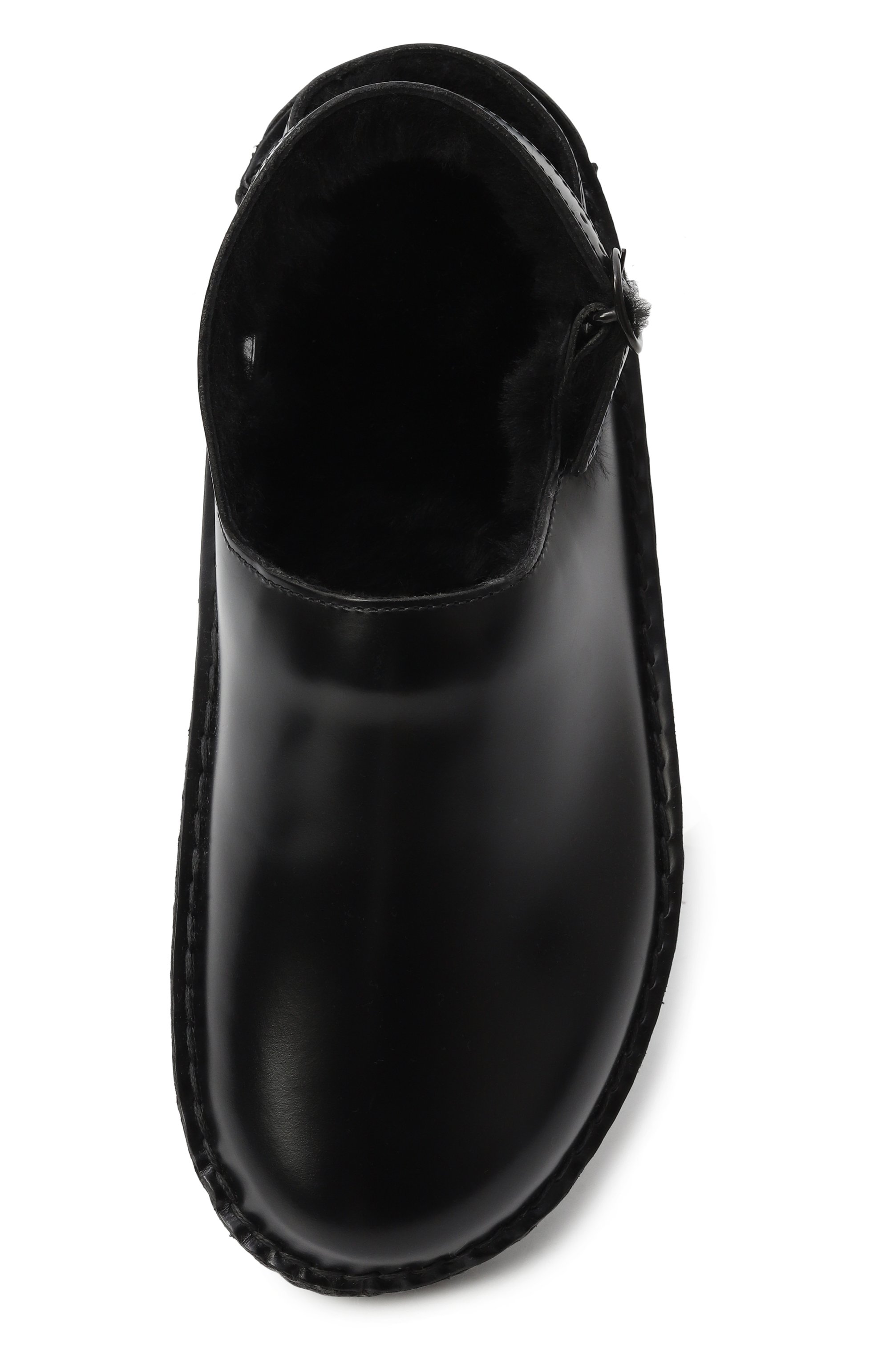 Кожаные сабо cargol HEREU черного цвета по цене 64150 руб., арт. CAR2SHWFA24, фото 6 Кожаные сабо cargol HEREU, арт. CAR2SHWFA24, фото 6