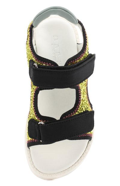 Текстильн ые сандалии с глиттером MARNI, арт. 58815/28-35, фото 4