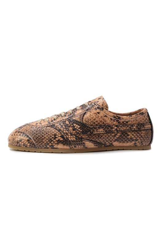 Кожаные кеды Dries Van Noten WS251-1169 Оранжевый  WS251-1169 Фото 4