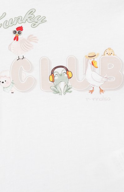 Комплект из футболки и шорт MONNALISA, арт. 28E500, фото 4