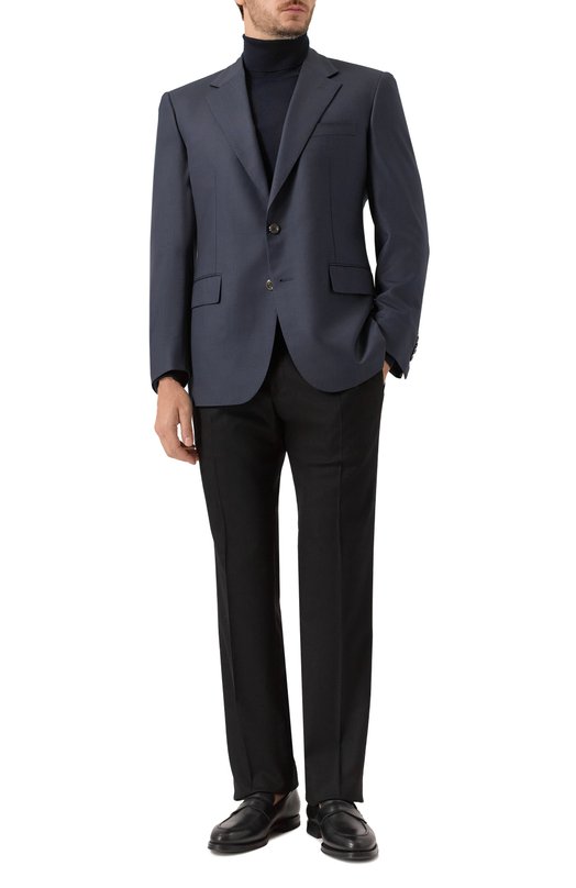 Водолазка из кашемира и шелка Stefano Ricci KE03500D01/E25345 Синий  KE03500D01/E25345 Фото 2