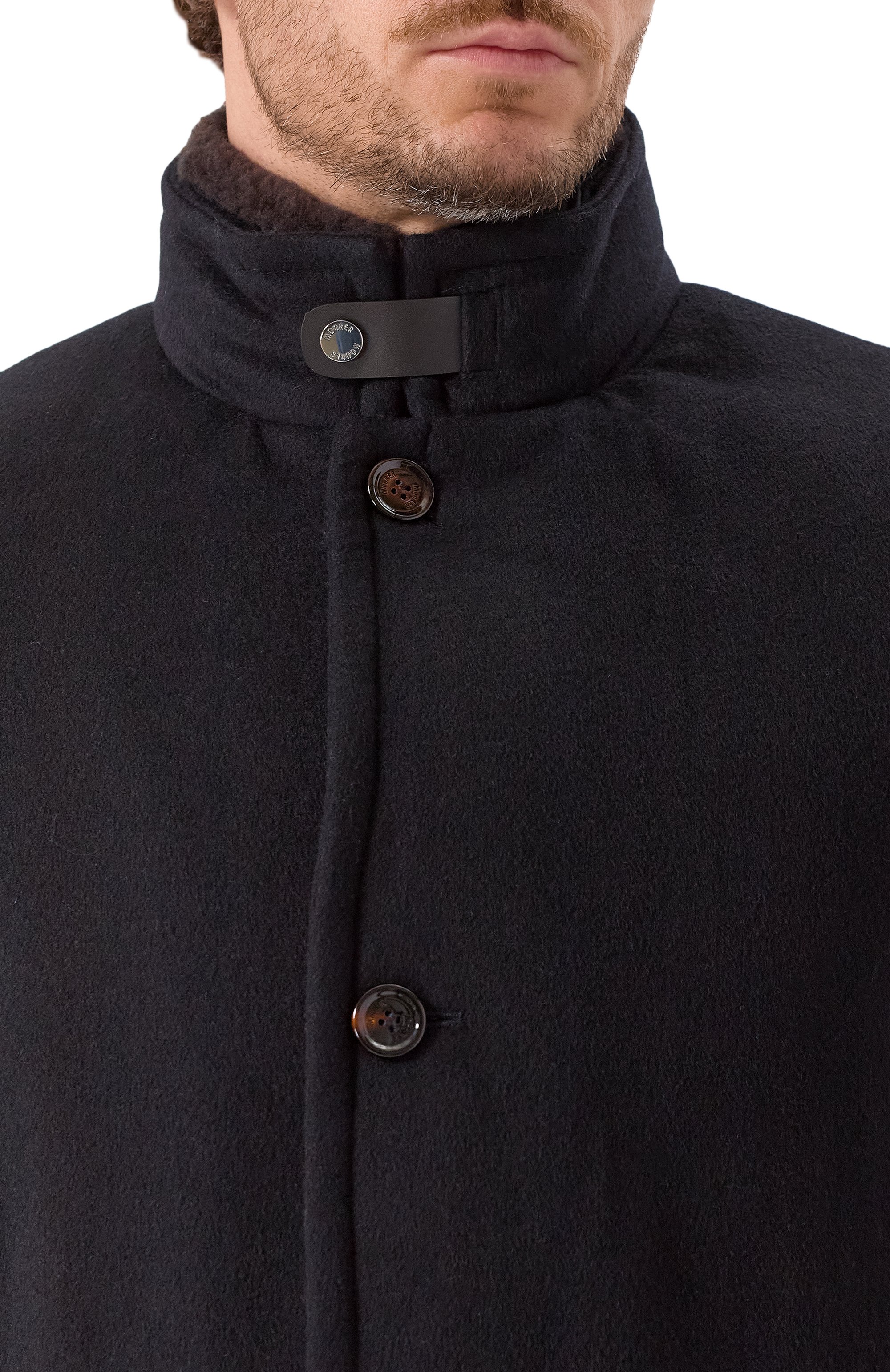 Пальто bond-fur с воротником из овчины MOORER, арт. B0ND/FUR-LE, фото 5