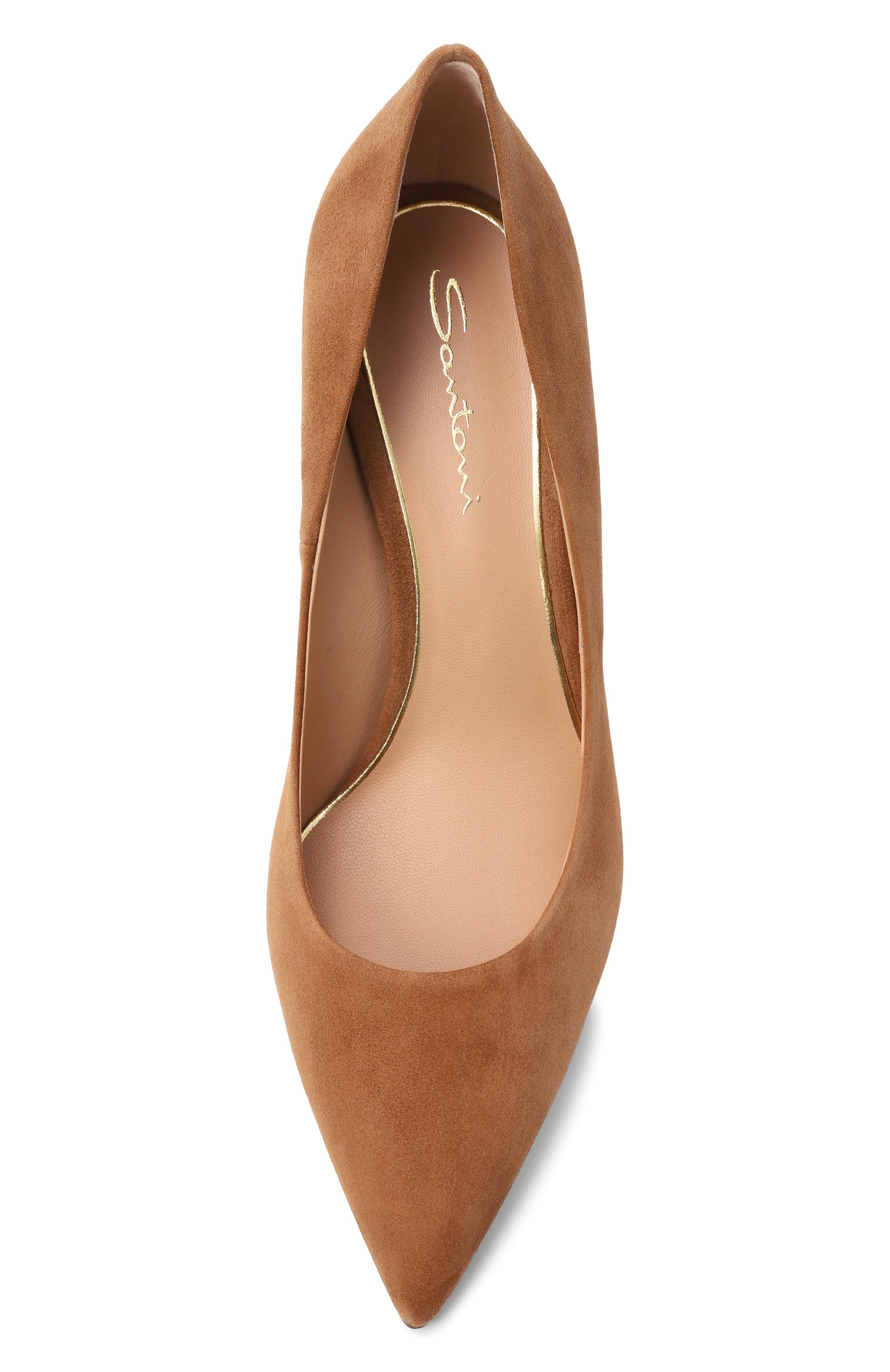 Замшевые туфли SANTONI, арт. WDIG70945HI2NMGD, фото 6