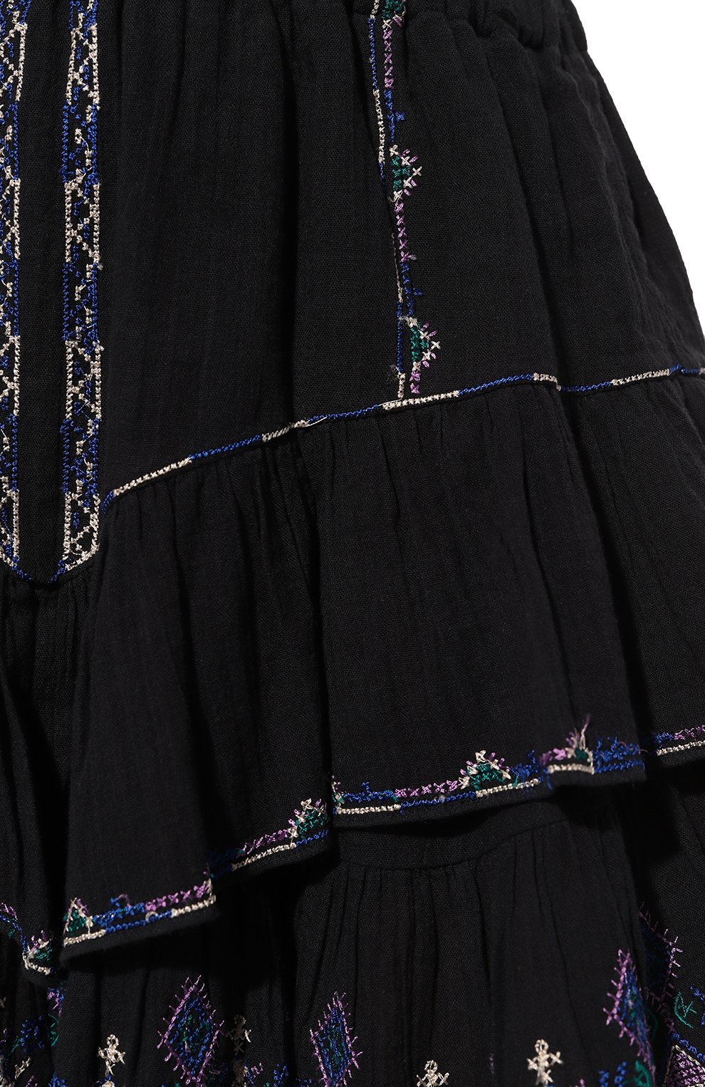 Хлопковая юбка-шорты ISABEL MARANT ETOILE черного цвета по цене 56050 руб., арт. 24PSH0021FB-B1J15E, фото 5 Хлопковая юбка-шорты ISABEL MARANT ETOILE, арт. 24PSH0021FB-B1J15E, фото 5