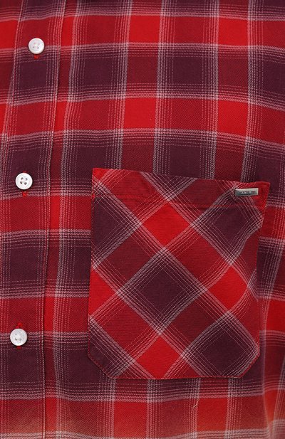 Хлопковая рубашка AMIRI, арт. MSL005-610, фото 5