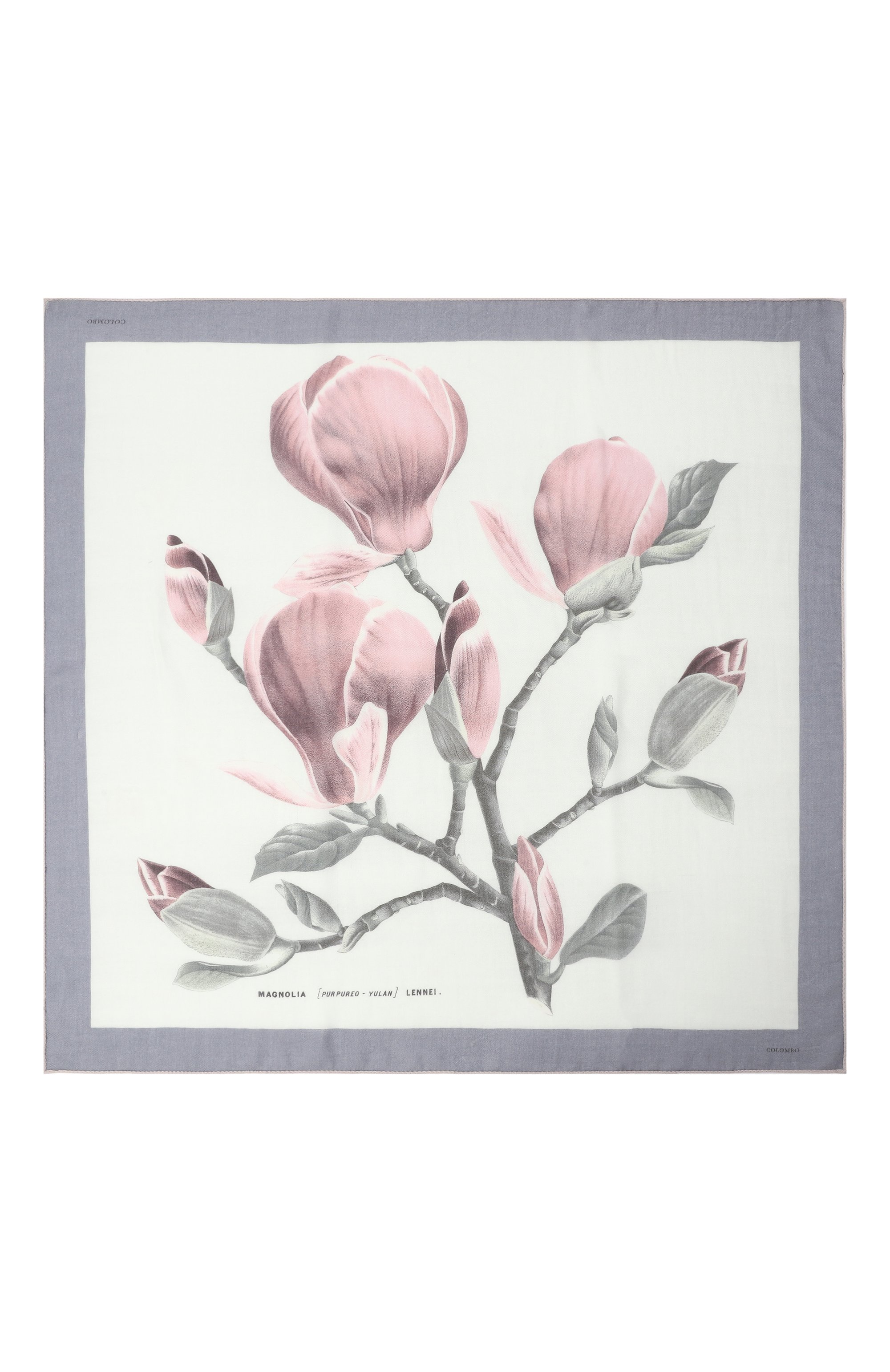 Платок из кашемира и шелка COLOMBO голубого цвета по цене 131500 руб., арт. S7/90X90/2461-U-MN, фото 4 Платок из кашемира и шелка COLOMBO, арт. S7/90X90/2461-U-MN, фото 4