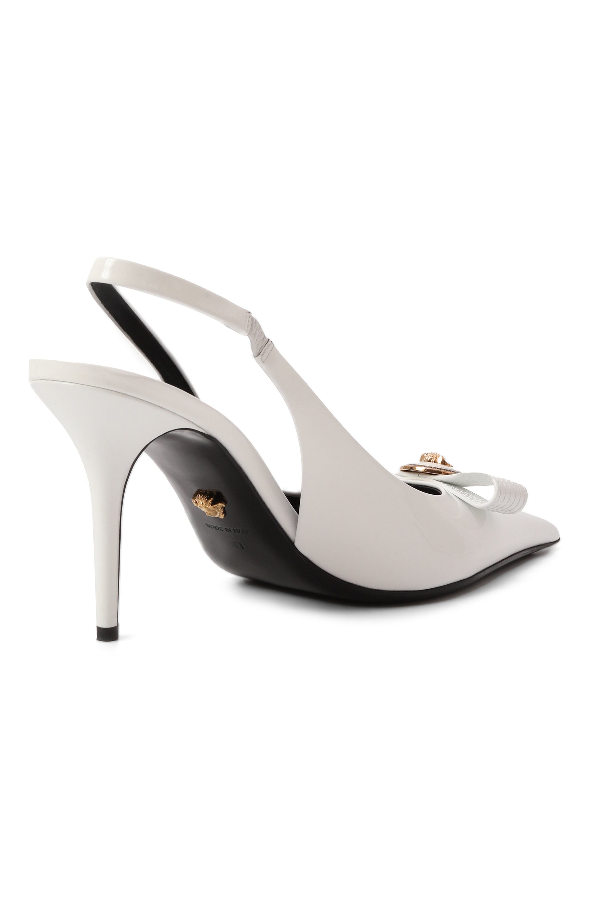 Лакированные туфли gianni ribbon 85 VERSACE, арт. 1013717/D2VE, фото 5