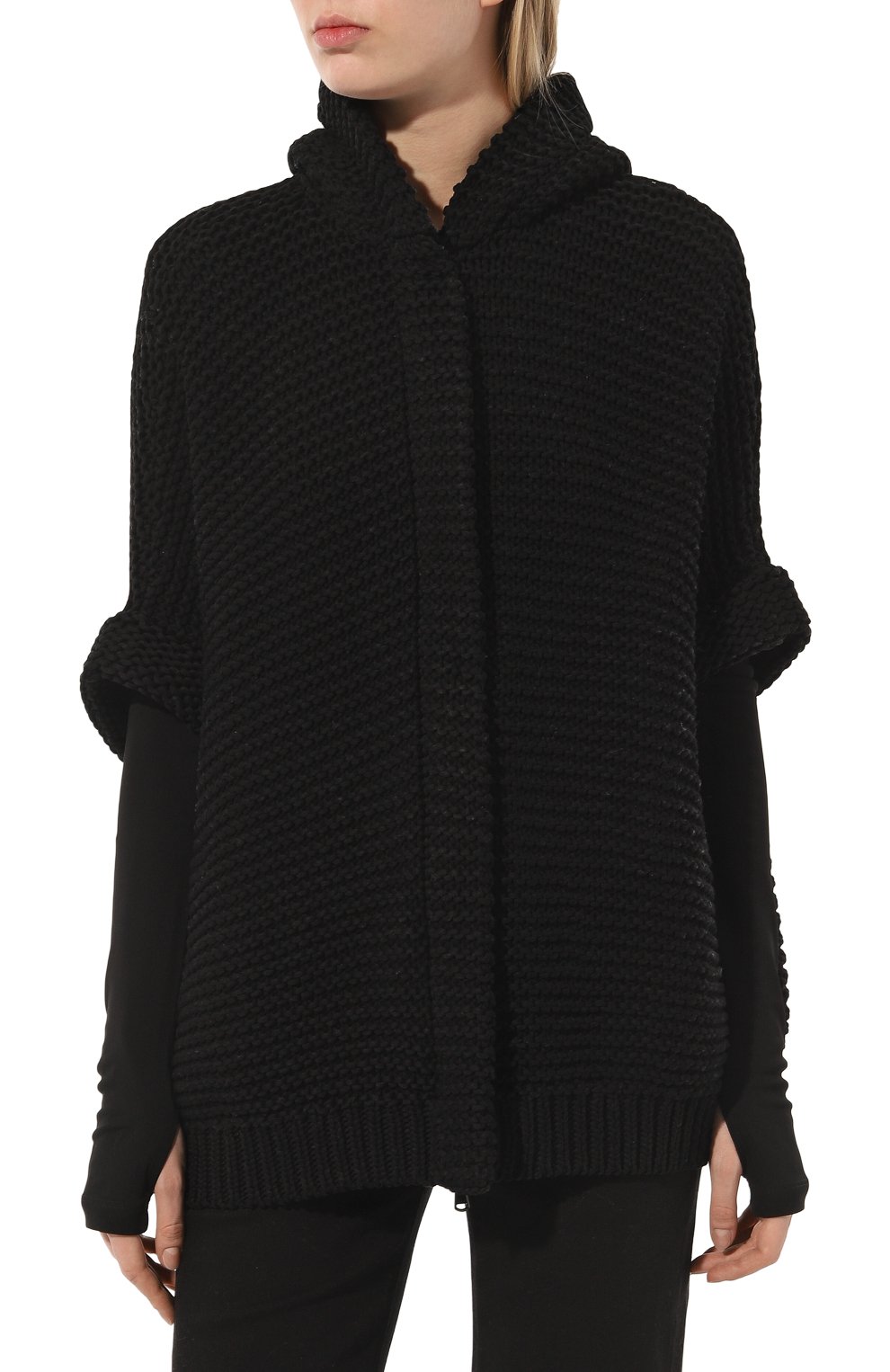 Хлопковый кардиган BRUNELLO CUCINELLI черного цвета по цене 276000 руб., арт. M8E386506, фото 3 Хлопковый кардиган BRUNELLO CUCINELLI, арт. M8E386506, фото 3