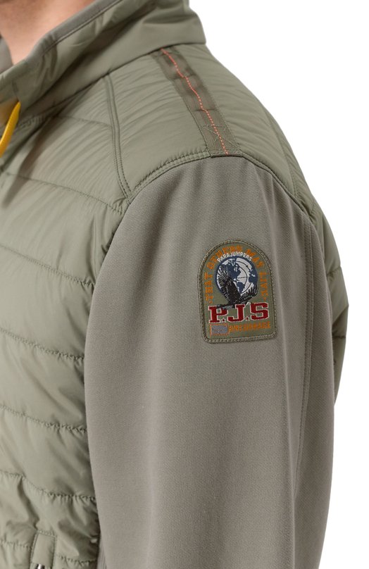 Утепленный бомбер Parajumpers 26SM-PM HYF P02 Хаки  26SM-PM HYF P02 Фото 5