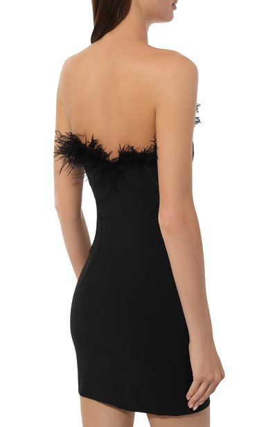 Платье с отделкой перьями PATRIZIA PEPE, арт. 8A1227_A6F5, фото 4