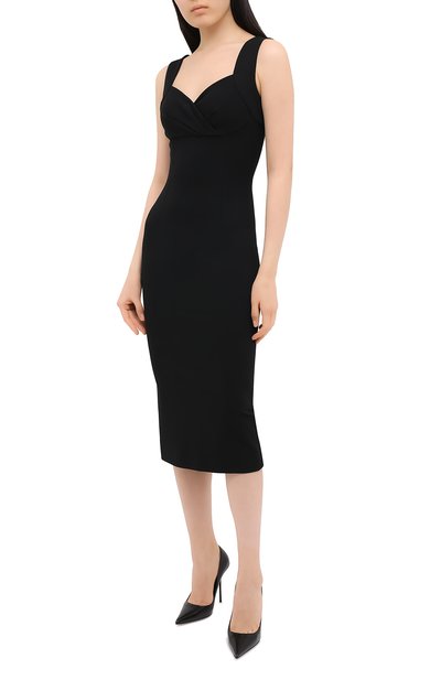 Платье из вискозы DOLCE & GABBANA, арт. F6J4QT/FUGKF, фото 3
