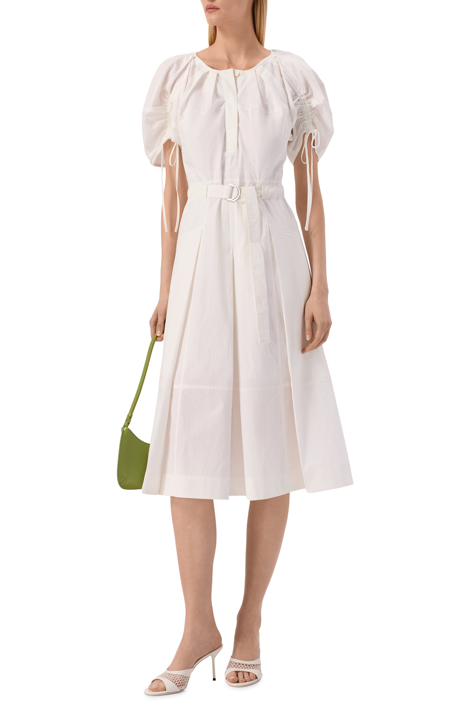 Хлопковое платье 3.1 PHILLIP LIM кремового цвета по цене 95000 руб., арт. E262-91040/CXT, фото 2 Хлопковое платье 3.1 PHILLIP LIM, арт. E262-91040/CXT, фото 2