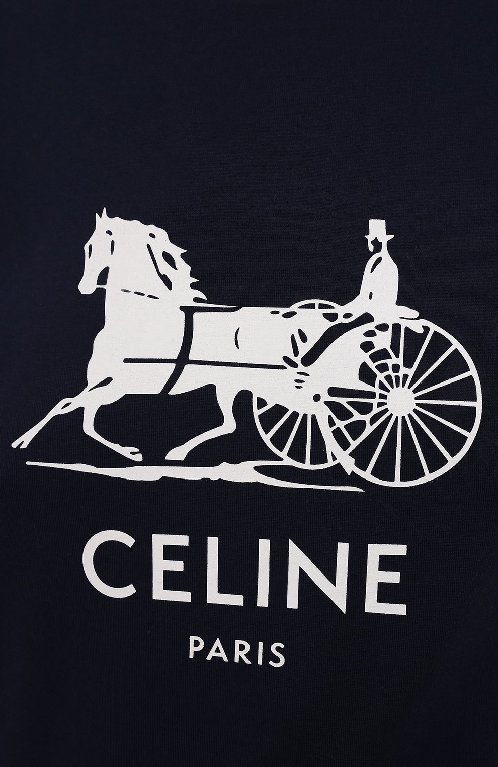 Хлопковая футболка CELINE, арт. 2X575501F, фото 5