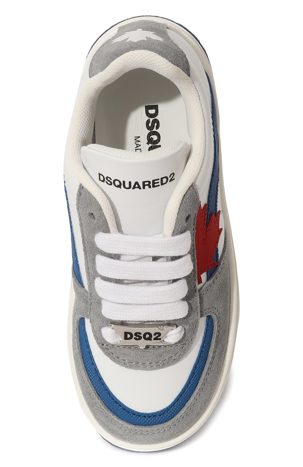 Кожаные кеды DSQUARED2, арт. 77755/28-35, фото 4