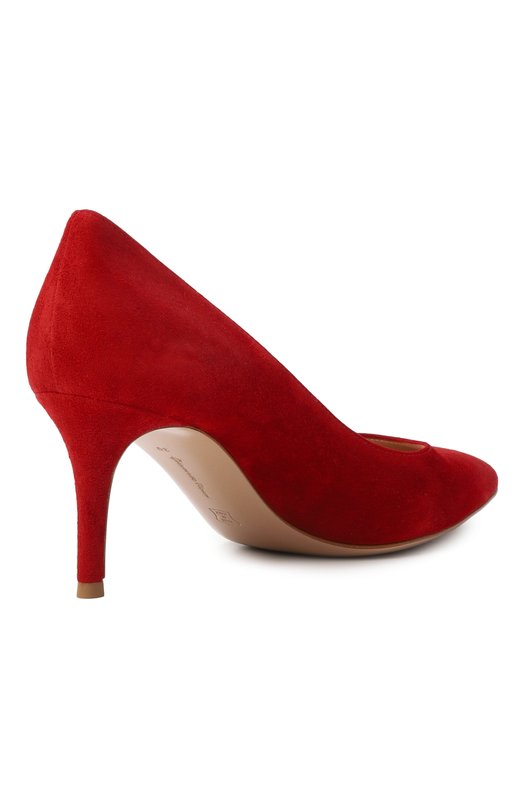 Замшевые туфли Gianvito 70 Gianvito Rossi G26770.70RIC.CAMR0UG Красный  G26770.70RIC.CAMR0UG Фото 5