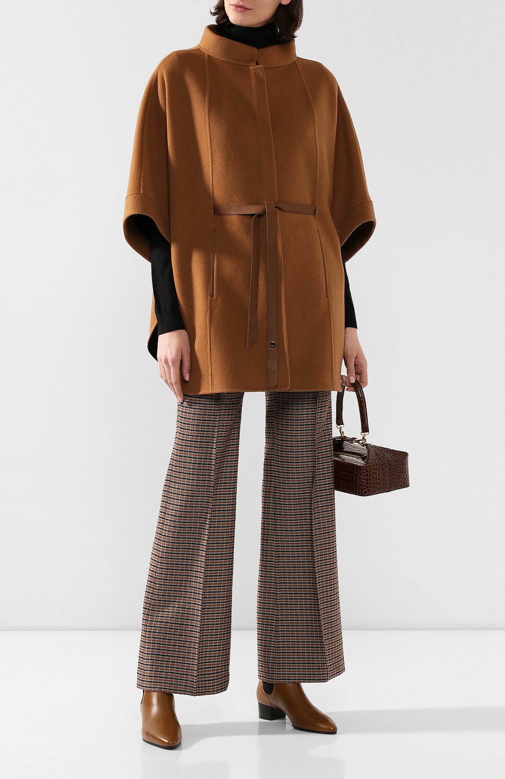 Пончо из кашемира и шерсти викуньи LORO PIANA, арт. FAG3848/VVIC, фото 2