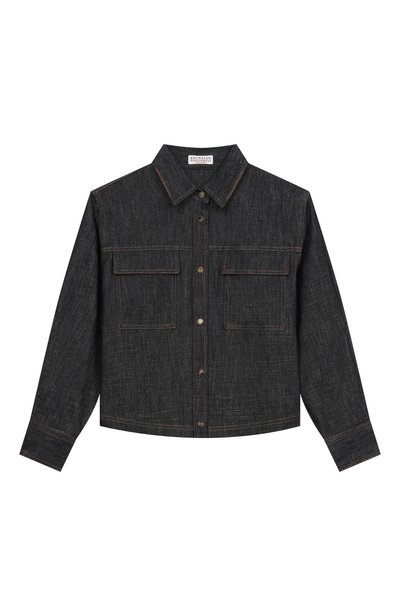Джинсовая рубашка BRUNELLO CUCINELLI, арт. BB148C874B