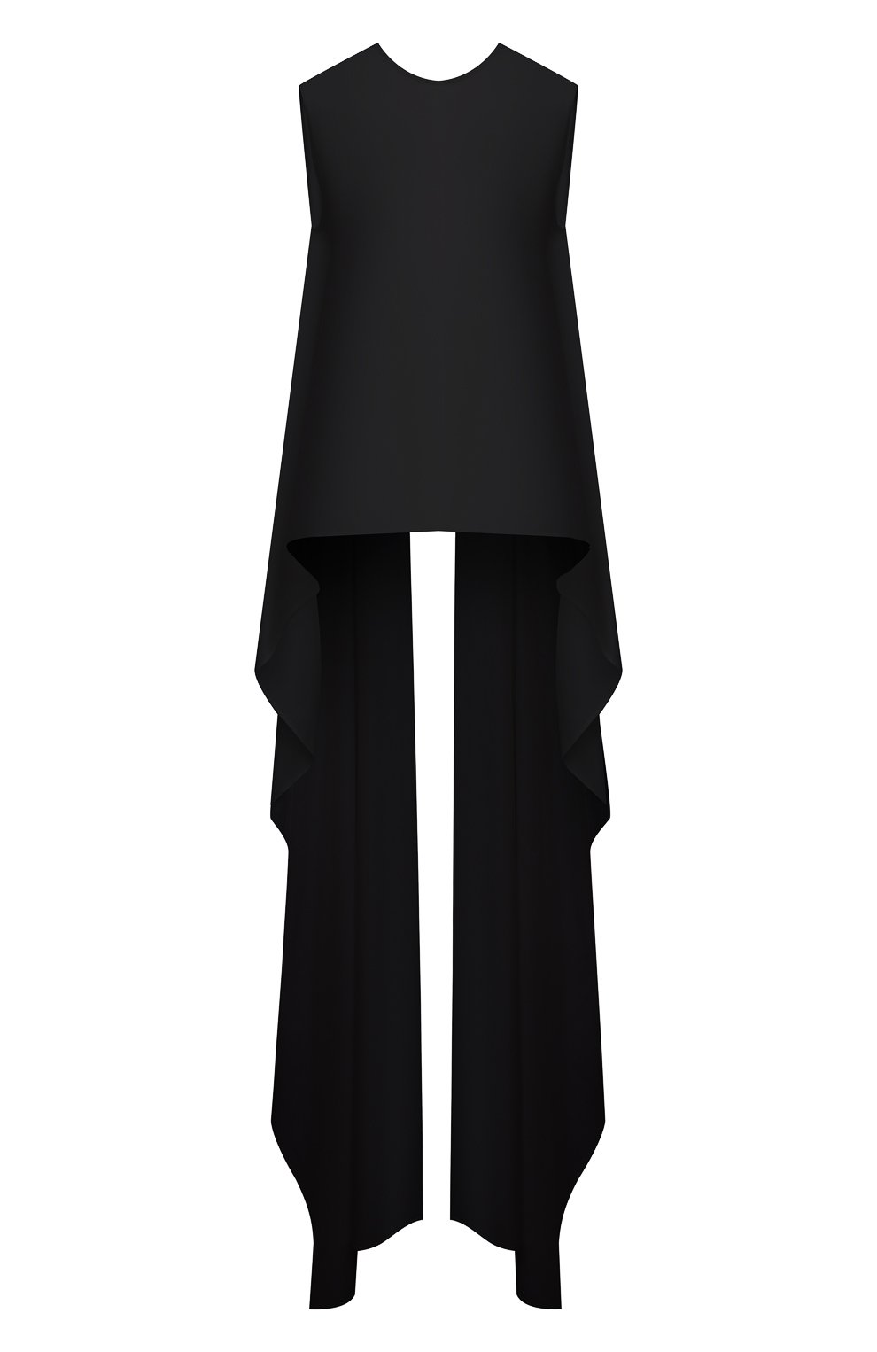 Хлопковый топ DRIES VAN NOTEN черного цвета по цене 58800 руб., арт. 211-10745-2017, фото 1 Хлопковый топ DRIES VAN NOTEN, арт. 211-10745-2017, фото 1