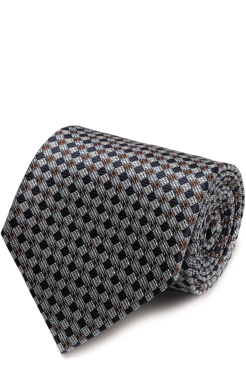 Шелковый галстук с узором ZEGNA, арт. Z9E551XW, фото 1