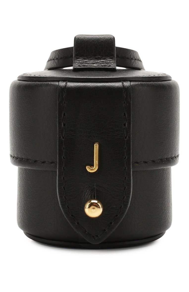Женская сумка le micro vanity JACQUEMUS черного цвета, арт. 201AC15/58990 | Фото 1 (Размер: mini; Ремень/цепочка: На ремешке; Материал: Натуральная кожа; Сумки-технические: Сумки через плечо; Материал сплава: Проставлено; Драгоценные камни: Проставлено)