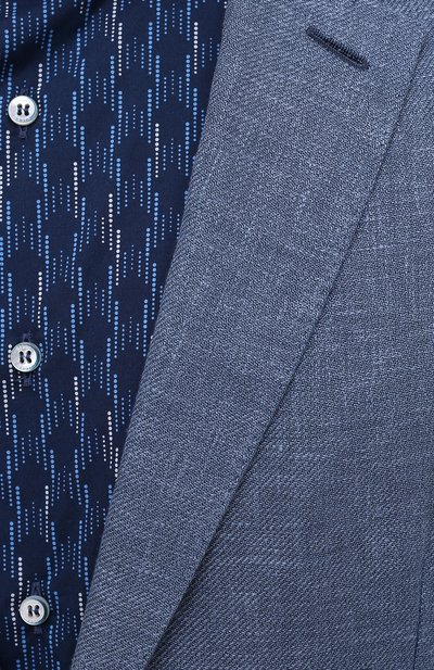 Пид жак изо льна и шелка ZEGNA, арт. 949544/1DJSS0, фото 5