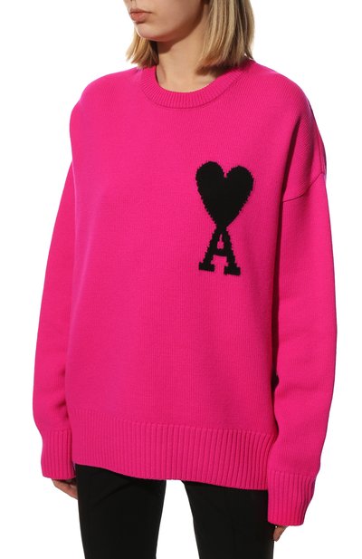 Шерстяной свитер AMI, арт. UKS002.018, фото 3