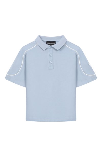 Хлопковое поло EMPORIO ARMANI, арт. EB001336/AF10497