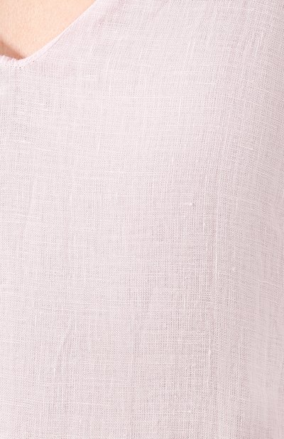 Льняное платье 120% LINO розового цвета по цене 32850 руб., арт. R0W4796/B317/S00, фото 5 Льняное платье 120% LINO, арт. R0W4796/B317/S00, фото 5