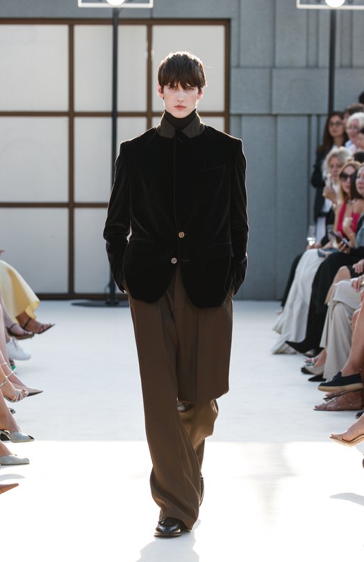 Шерстяные брюки Dries Van Noten 020900-2045-705 Коричневый  020900-2045-705 Фото 6