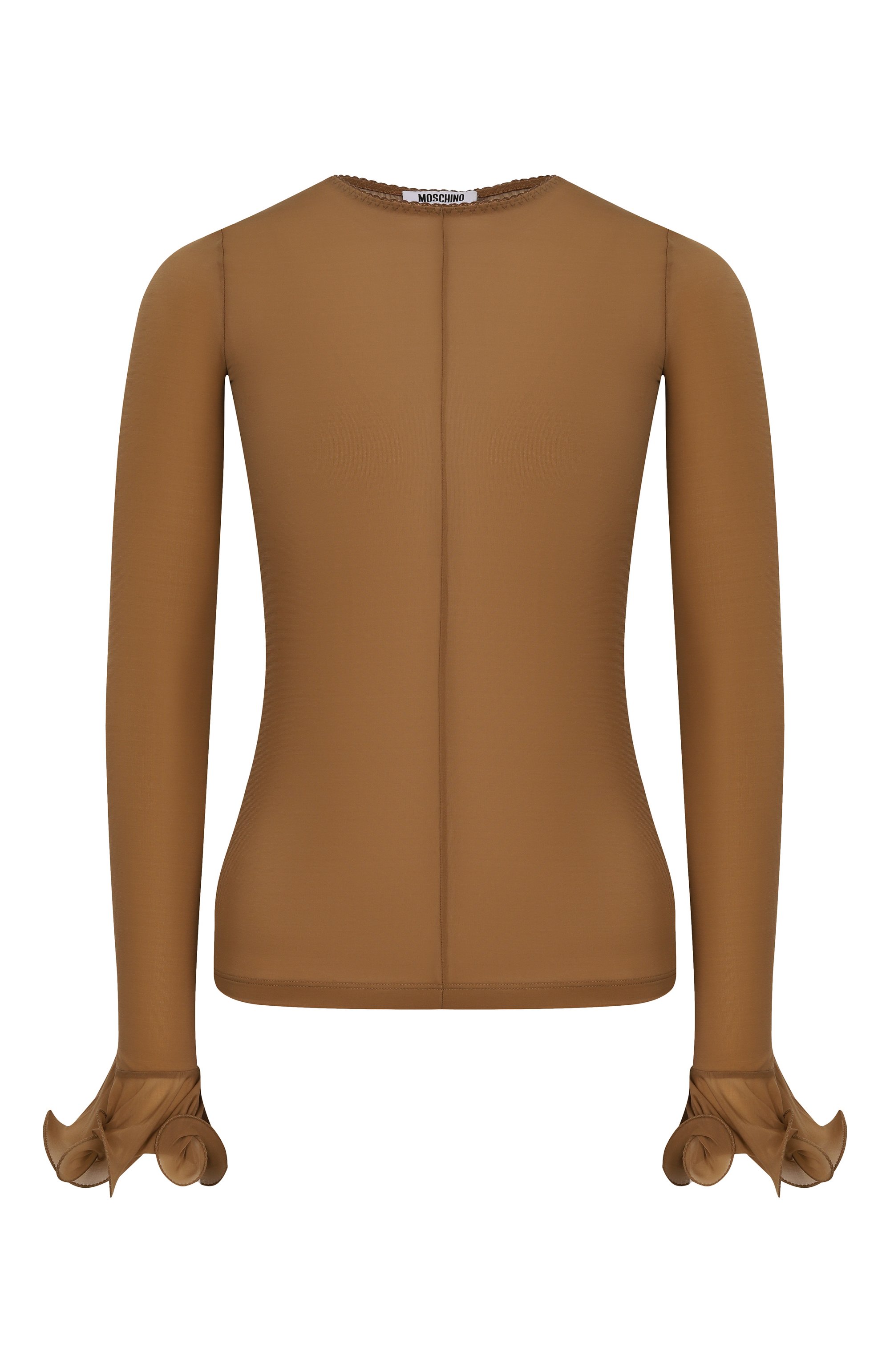 Топ MOSCHINO коричневого цвета по цене 79950 руб., арт. A1203/5535, фото 1 Топ MOSCHINO, арт. A1203/5535, фото 1