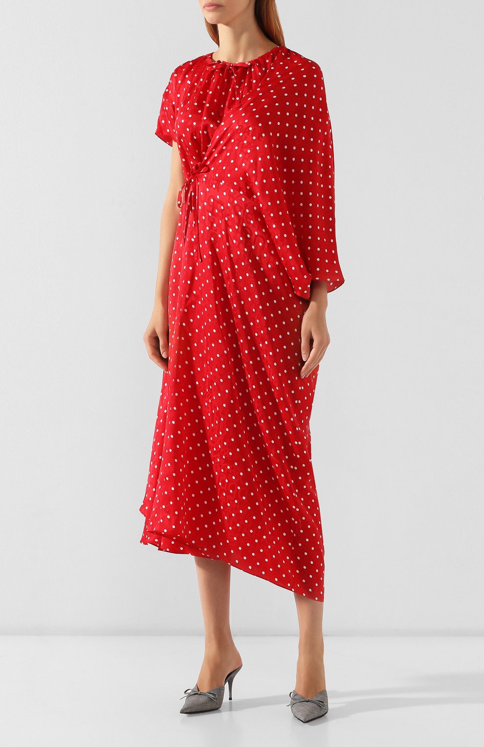 Шелковое платье BALENCIAGA, арт. 583871/TFL64, фото 3