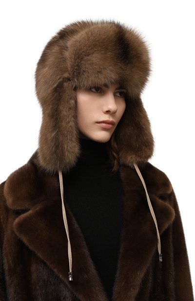 Шапка-ушанка из меха соболя VICTORIA KUSENKOVA, арт. 093600005097, фото 2
