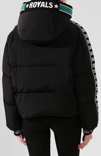 Пуховая куртка DOLCE & GABBANA черного цвета по цене 228000 руб., арт. F9G29T/FUM8T, фото 4 Пуховая куртка DOLCE & GABBANA, арт. F9G29T/FUM8T, фото 4