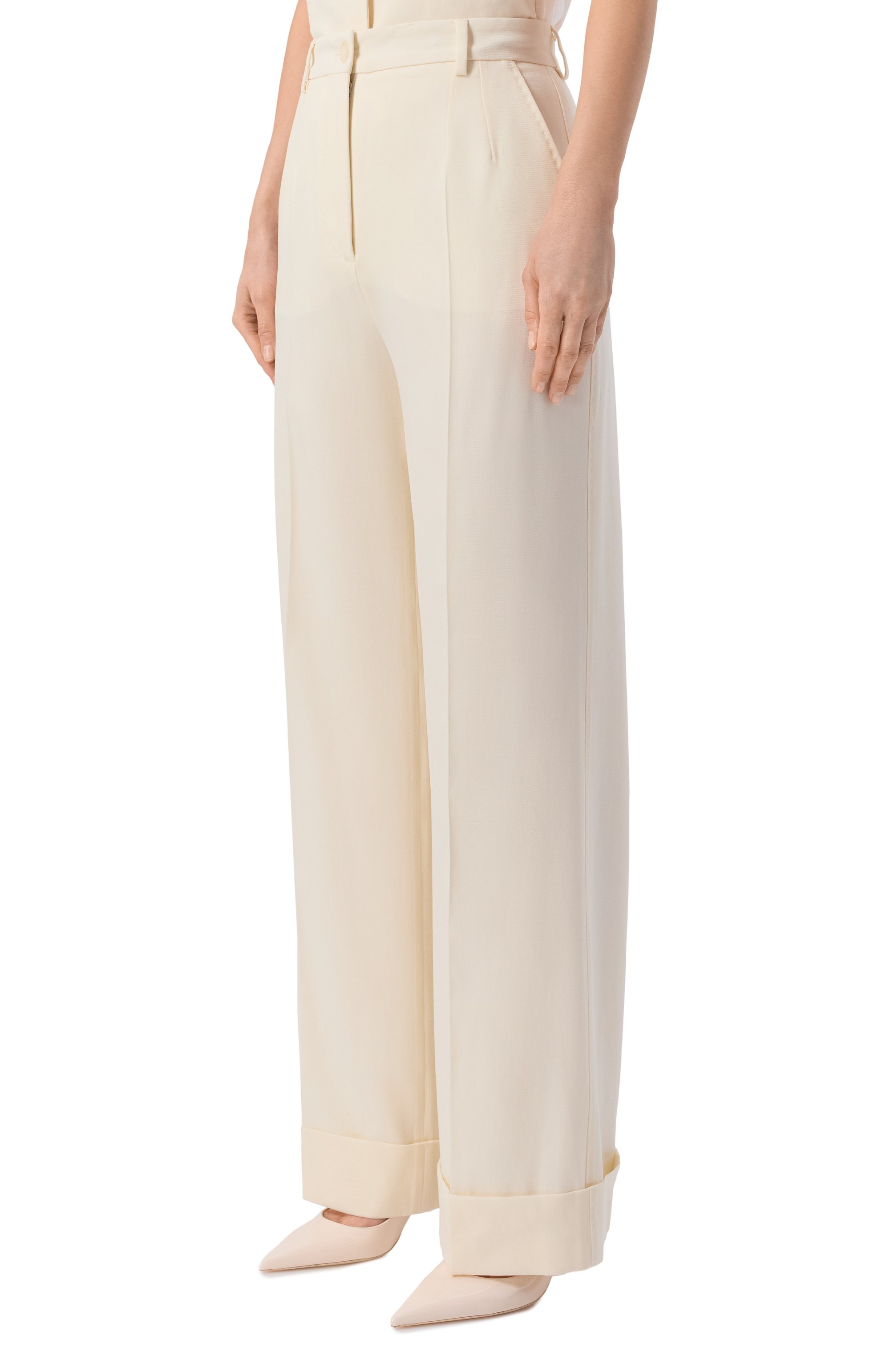 Шерстяные брюки DOLCE & GABBANA, арт. FTBM0T/FUBGC, фото 3