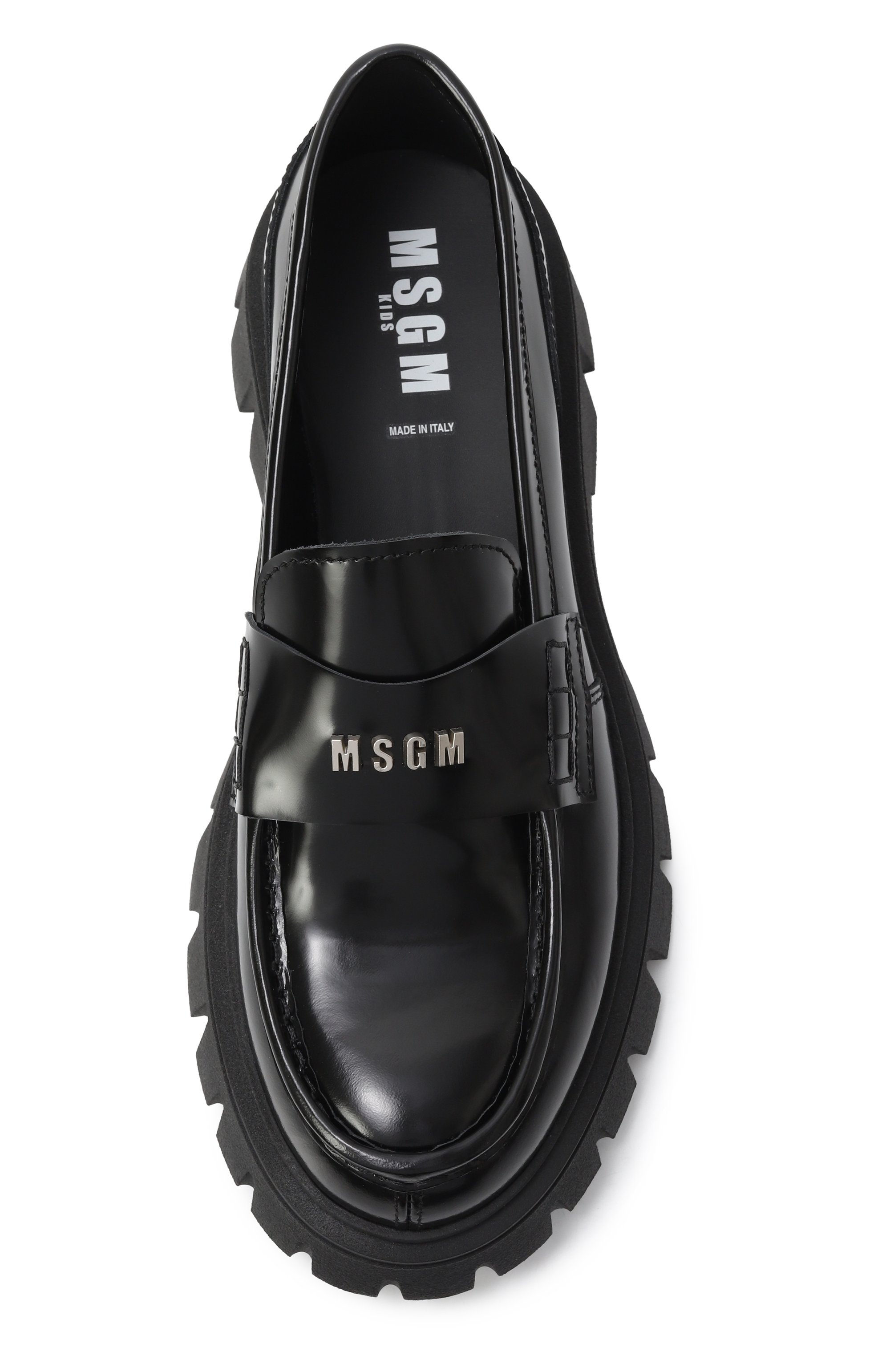 Кожаные лоферы MSGM KIDS, арт. 81148/36-40, фото 4