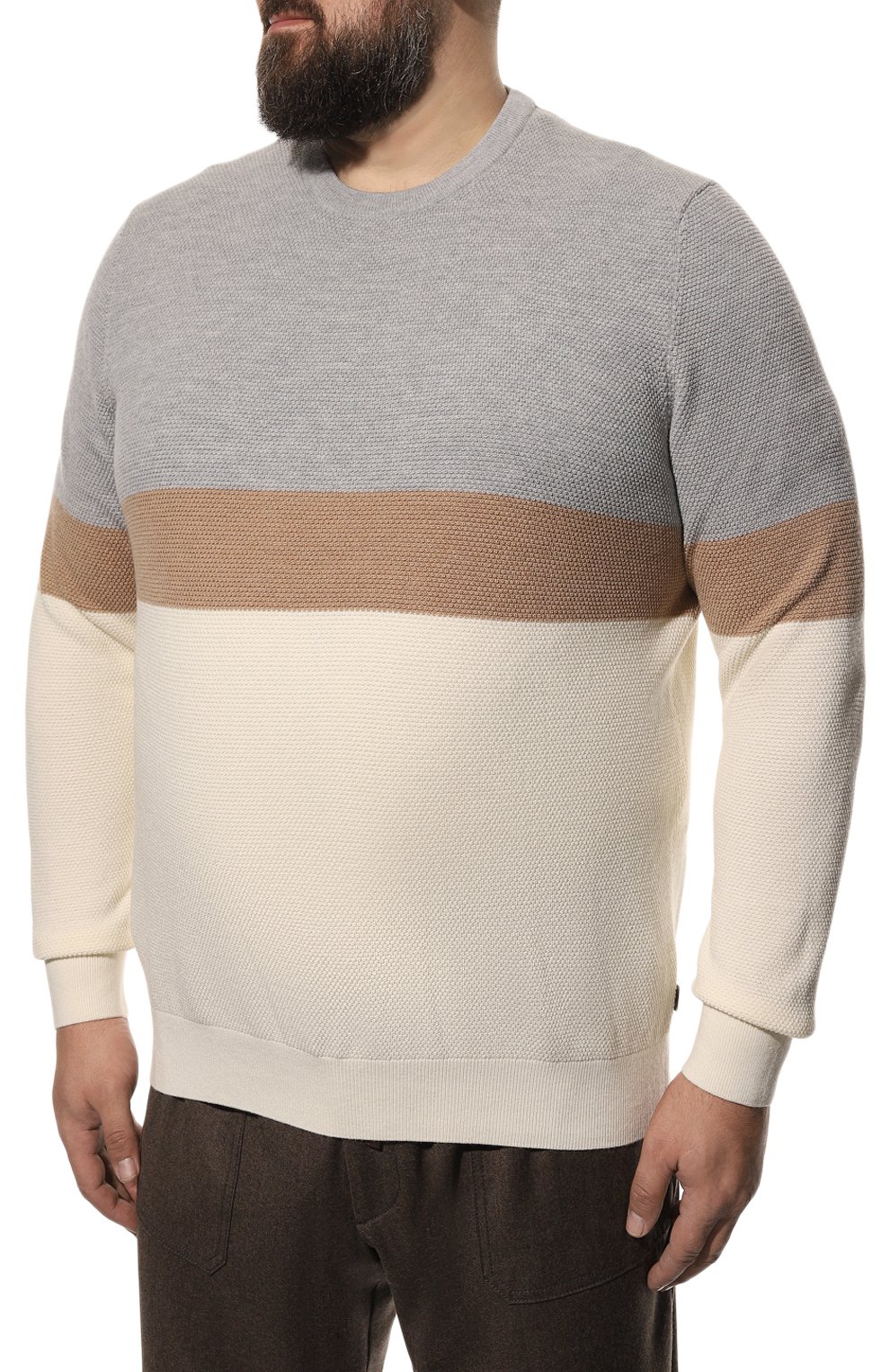 Джемпер из шерсти и хлопка WINDSOR, арт. 13 NINIAN0-R 10014765/3XL-6XL, фото 3