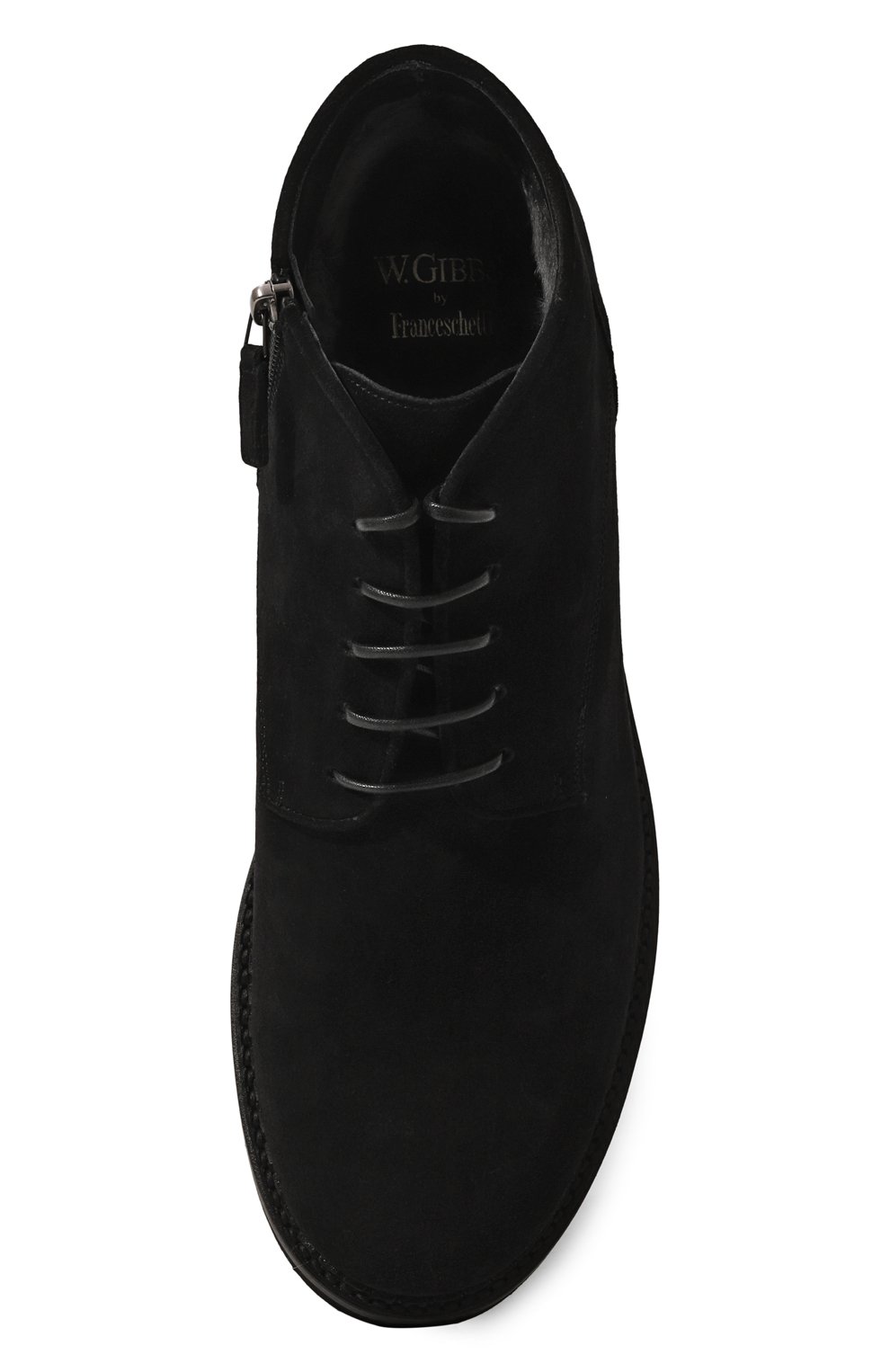 Замшевые ботинки W.GIBBS черного цвета по цене 52750 руб., арт. 2035016/CAM0SCI0 RAIN FUR, фото 6 Замшевые ботинки W.GIBBS, арт. 2035016/CAM0SCI0 RAIN FUR, фото 6