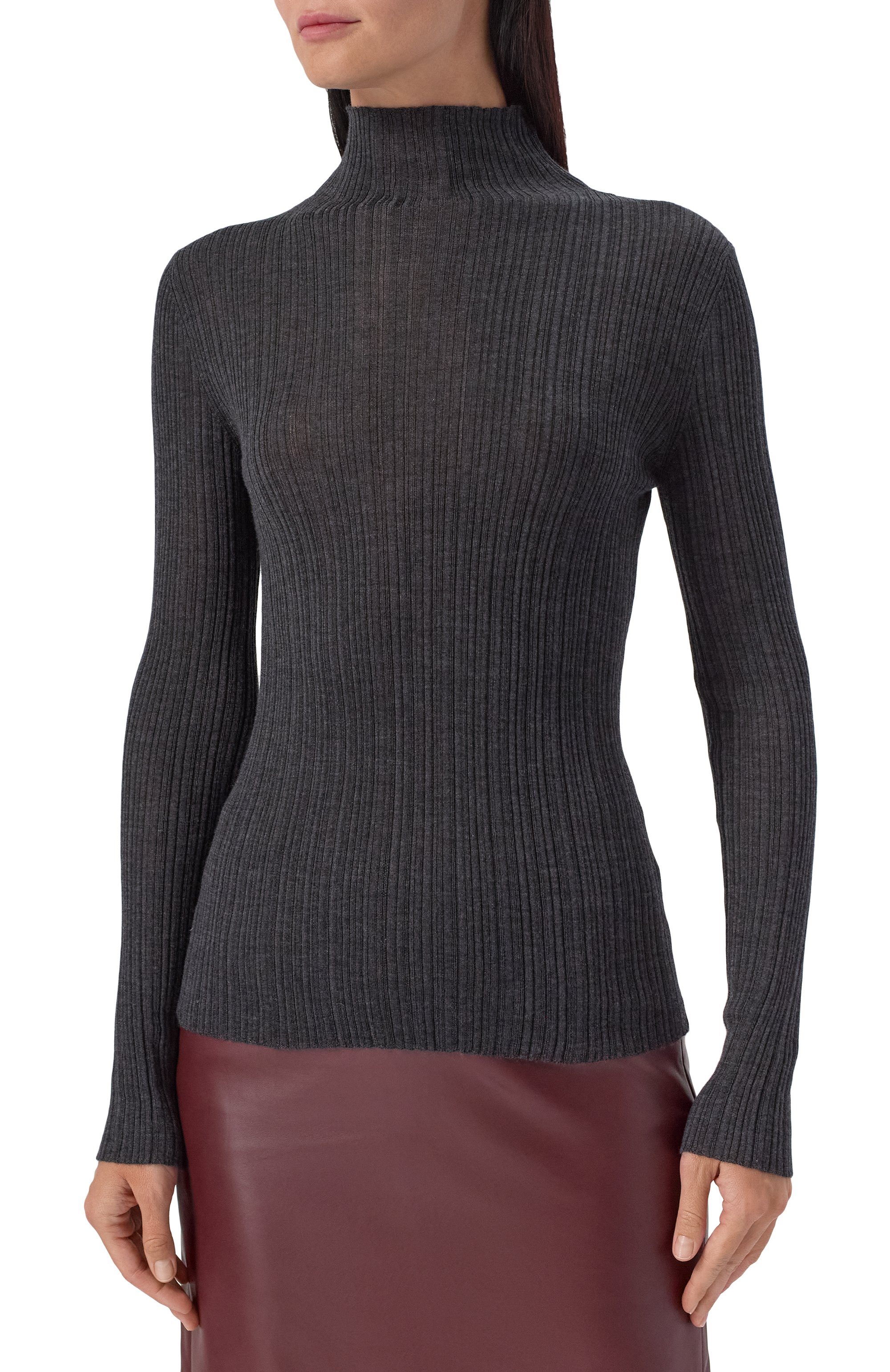 Водола�зка из кашемира и шерсти AGNONA, арт. K202038E/7V180NE, фото 3