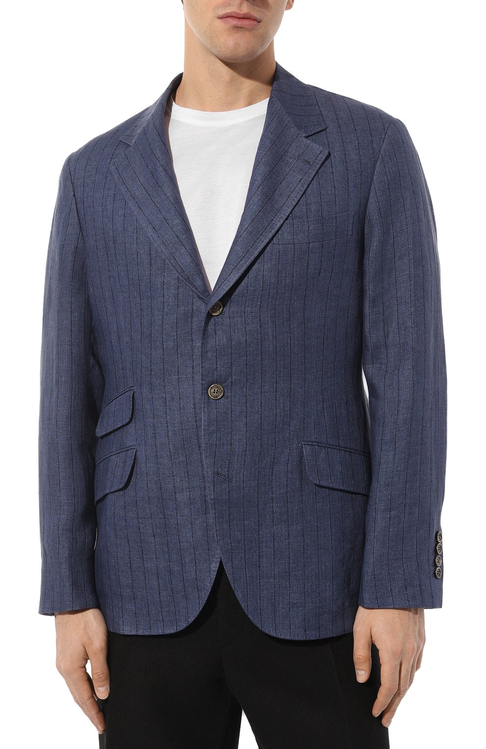 Пиджак из шерсти и шелка BRUNELLO CUCINELLI, арт. MS4547BWD, фото 3