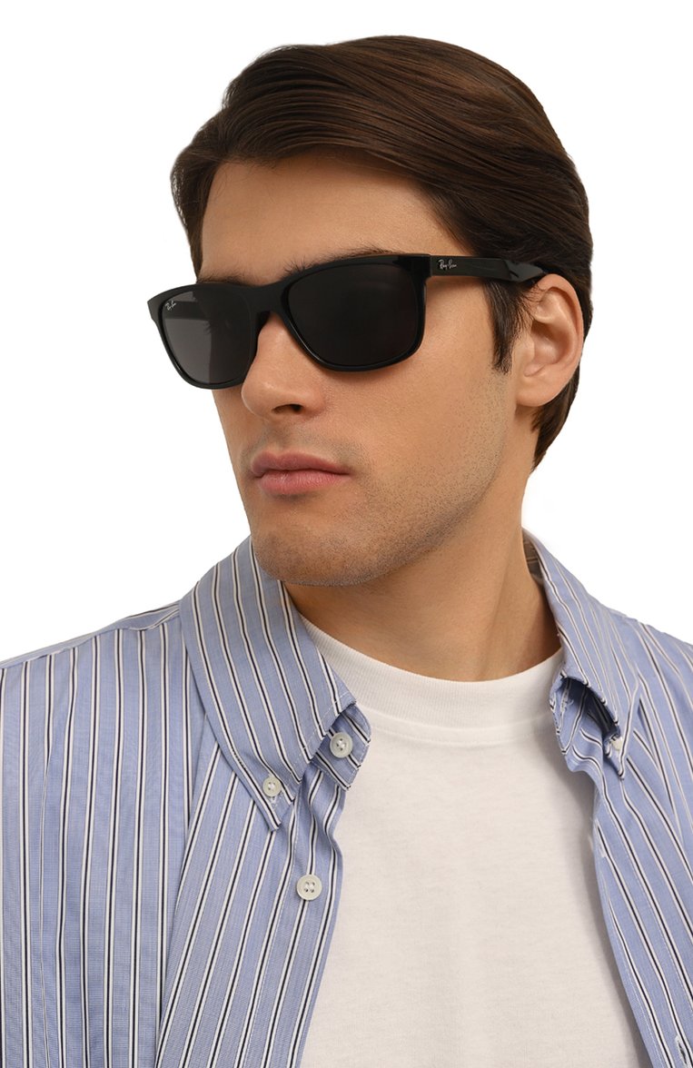 Женские солнцезащитные очки RAY-BAN черного цвета, арт. 4181-601/87 | Фото 3 (Региональные ограничения белый список (Axapta Mercury): Не проставлено; Нос: Не проставлено; Тип очков: С/з; Кросс-КТ: С/з-унисекс; Материал: Пластик; Очки форма: Квадратные; Оптика Гендер: оптика-унисекс)