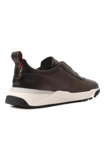 Кожаные кроссовки innova SANTONI, арт. MBIG22027BINTG0N, фото 5