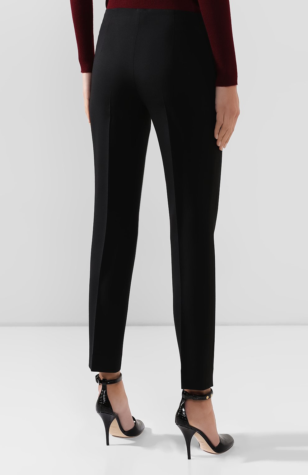 Брюки из смеси шерсти и шелка RALPH LAUREN, арт. 290690604, фото 4