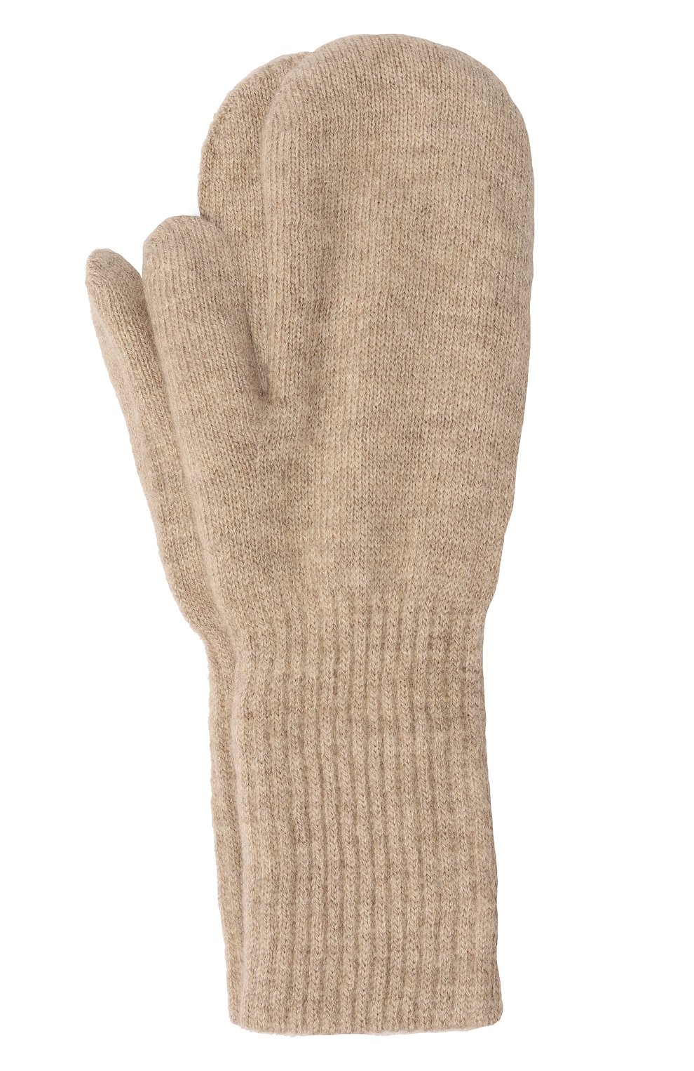Кашемировые варежки TEGIN светло-бежевого цвета по цене 10350 руб., арт. 1641, фото 1 Кашемировые варежки TEGIN, арт. 1641, фото 1