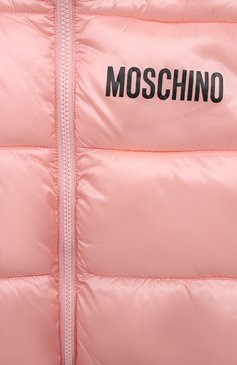Мужского утепленный жилет MOSCHINO светло-розового цвета, арт. H0S02K/L3A32/10A-14A | Фото 3 (Материал внешний: Синтетический материал; Материал подклада: Синтетический материал; Кросс-КТ: Утепленные; Региональные ограничения белый список (Axapta Mercury): Не проставлено; Нос: Не проставлено)