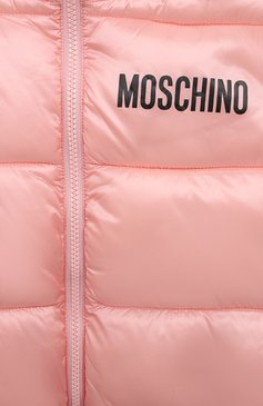 Мужского утепленный жилет MOSCHINO светло-розового цвета, арт. H0S02K/L3A32/10A-14A | Фото 3 (Кросс-КТ: Утепленный; Региональные ограничения белый список (Axapta Mercury): Не проставлено; Материал внешний: Синтетический материал; Нос: Не проставлено; Материал подклада: Синтетический материал)